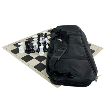 Chess Set Vinyl l roll-up tournament set | premier bag | medium