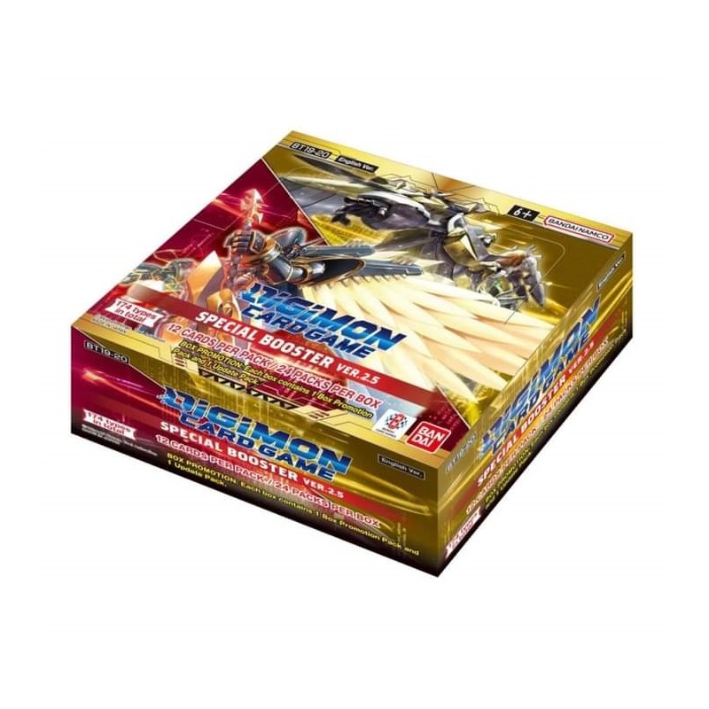 Digimon Card Game BT-19 BT-20 Special Booster Ver 2.5 Booster Box (On Demand)