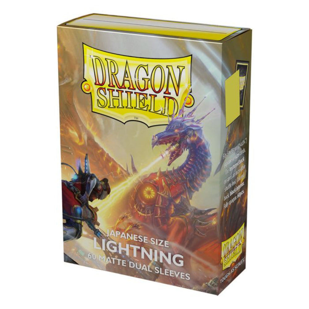 Dragon Shield Sleeves - Japanese size: Dual Matte Lightning