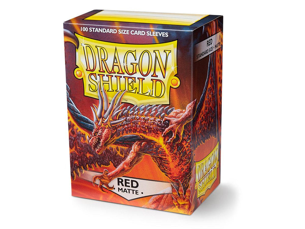 Dragon Shield Matte - Red (100 ct. in box)