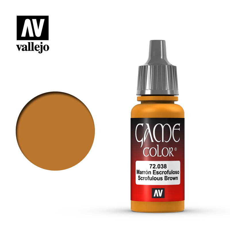 GAME COLOR 72.038 SCROFULOUS BROWN 17ML