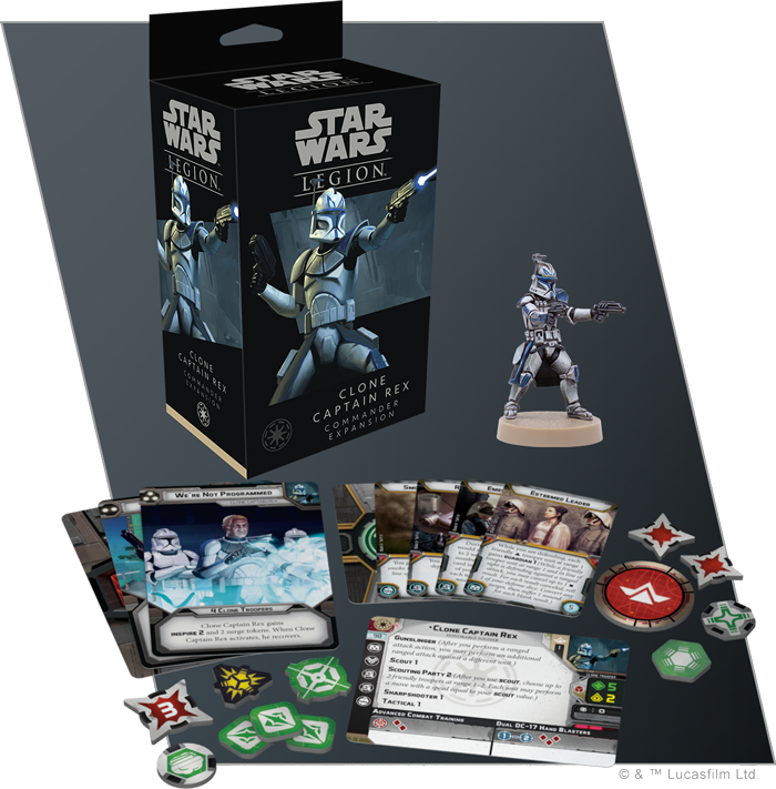 Star Wars Legion: Clone Captain Rex Commander Expansion