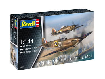 1/144 Spitfire Mk.Ia & Hurricane Mk.I