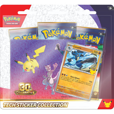 Pokémon TCG 30th Celebration - Tech Sticker Collection Lucario (Limited 1 per customer)