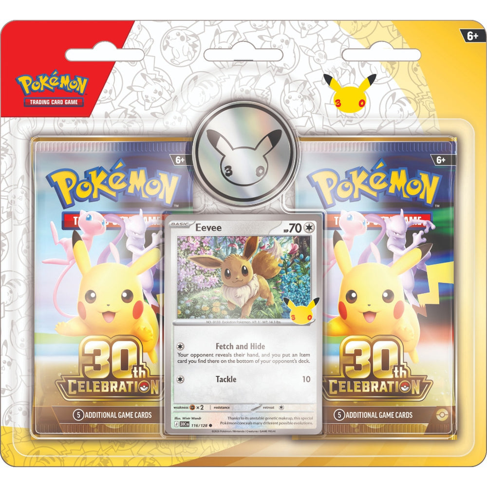 Pokémon TCG 30th Celebration - 2-Pack Blister (Limited 1 per customer)