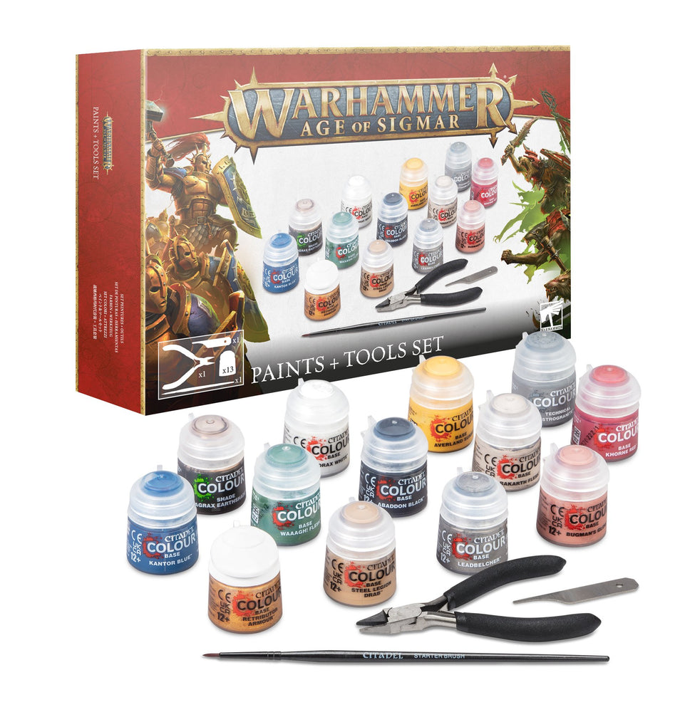 AGE OF SIGMAR: PAINTS+TOOLS