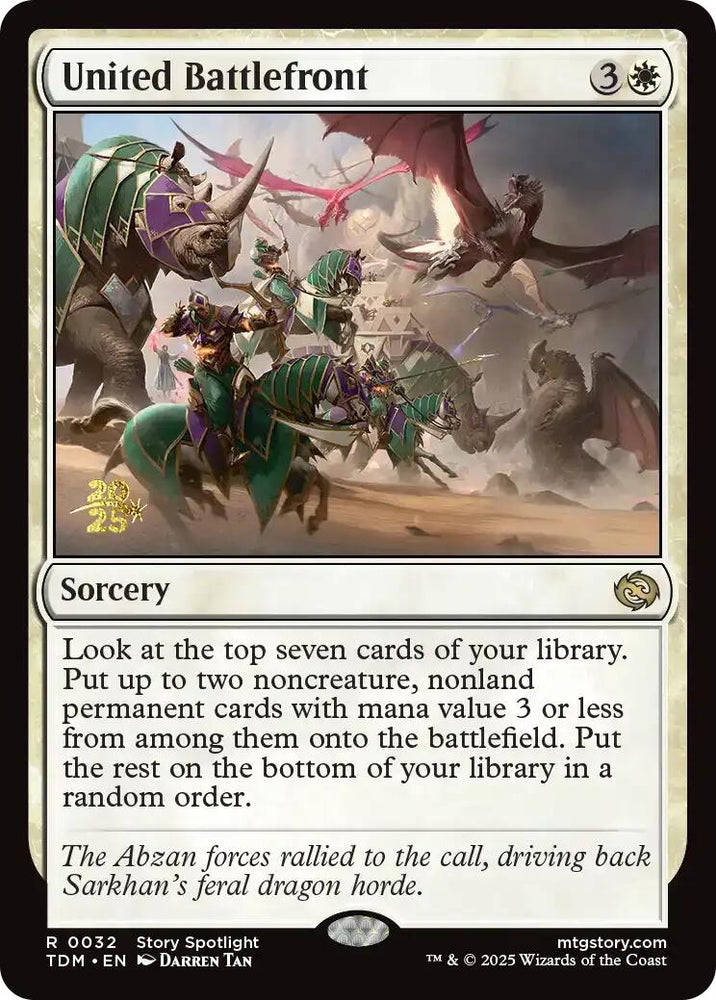 United Battlefront [Tarkir: Dragonstorm Prerelease Promos]