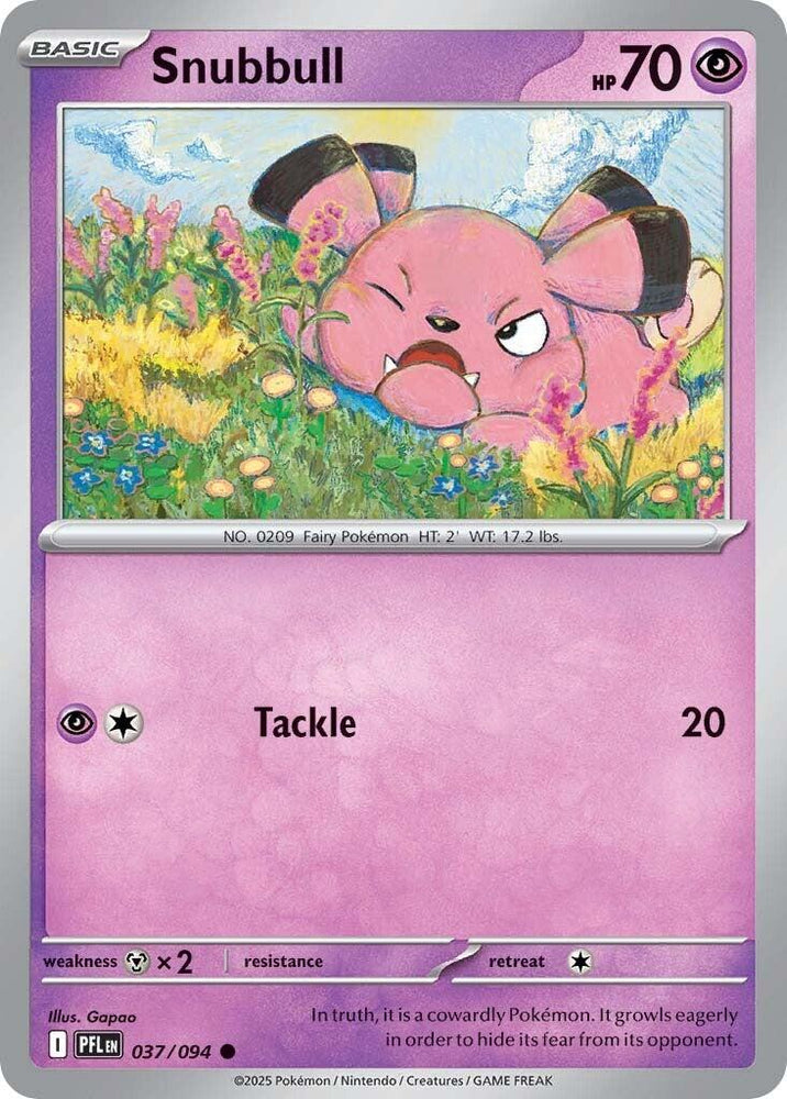 Snubbull (037/094) [Mega Evolution: Phantasmal Flames]