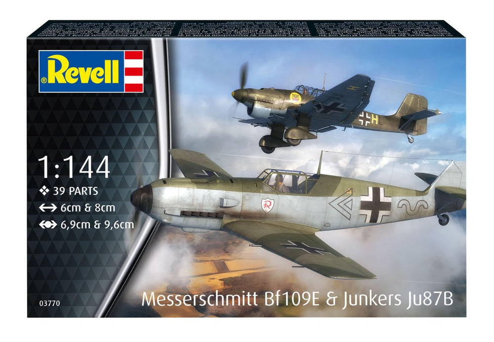 1/144 Bf109E & Ju87B Stuka
