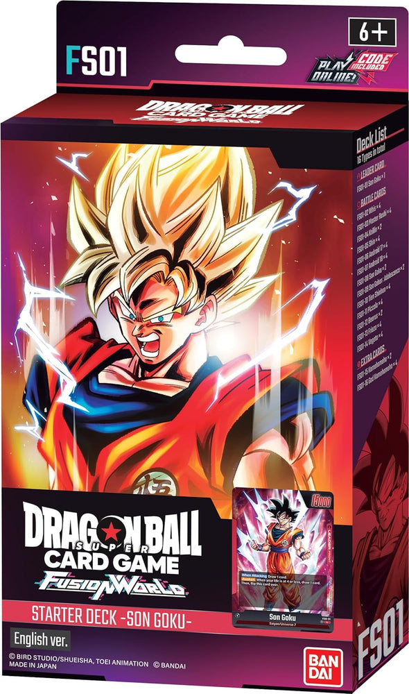 Dragon Ball Super CG Fusion World Starter Deck FS01 Starter Deck Son Goku