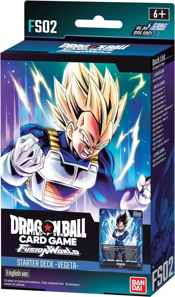 Dragon Ball Super CG Fusion World Starter Deck FS02 Starter Deck Vegeta