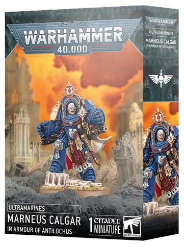 ULTRAMARINES: MARNEUS CALGAR IN ARMOUR OF ANTILOCHUS