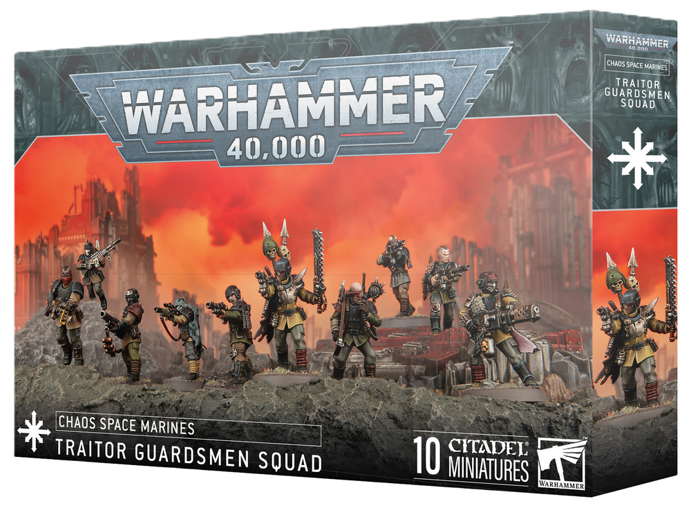 CHAOS SPACE MARINES: TRAITOR GUARDSMEN SQUAD