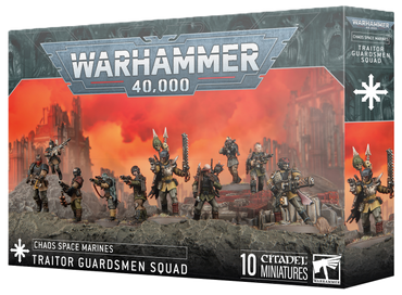 CHAOS SPACE MARINES: TRAITOR GUARDSMEN SQUAD