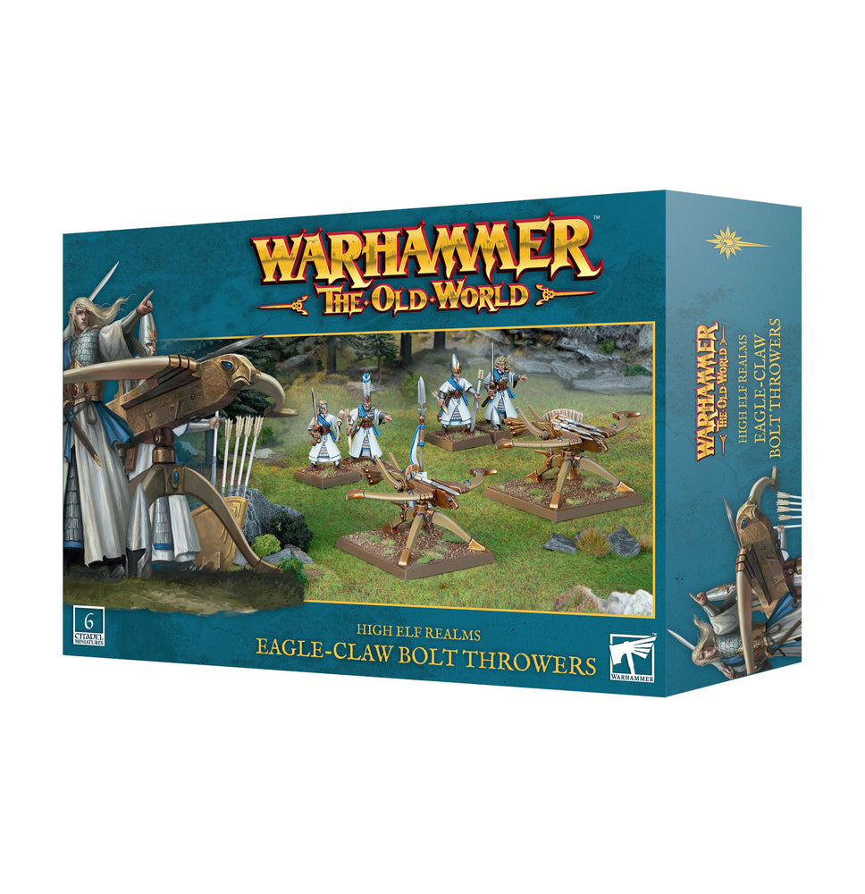 THE OLD WORLD: HIGH ELF REALMS EAGLE CLAW BOLT THROWERS