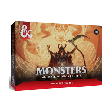 Dungeons & Dragons Reference Cards: Creatures Animals & NPCs