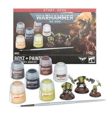 WARHAMMER 40K: ORKS + PAINTS