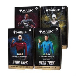 Magic: The Gathering Star Trek Commander Decks — all four decks