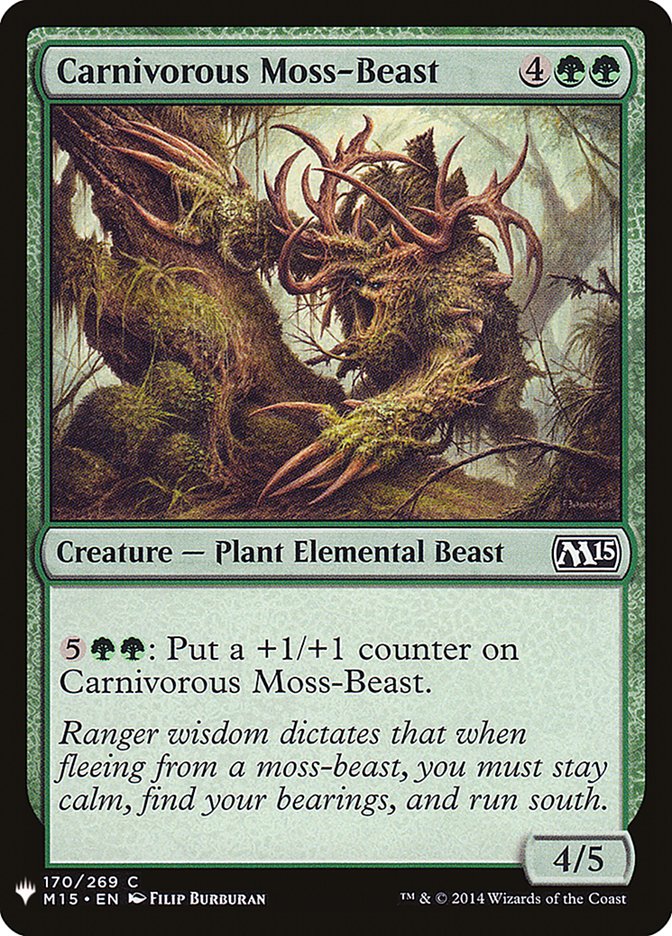 Carnivorous Moss-Beast [Mystery Booster]