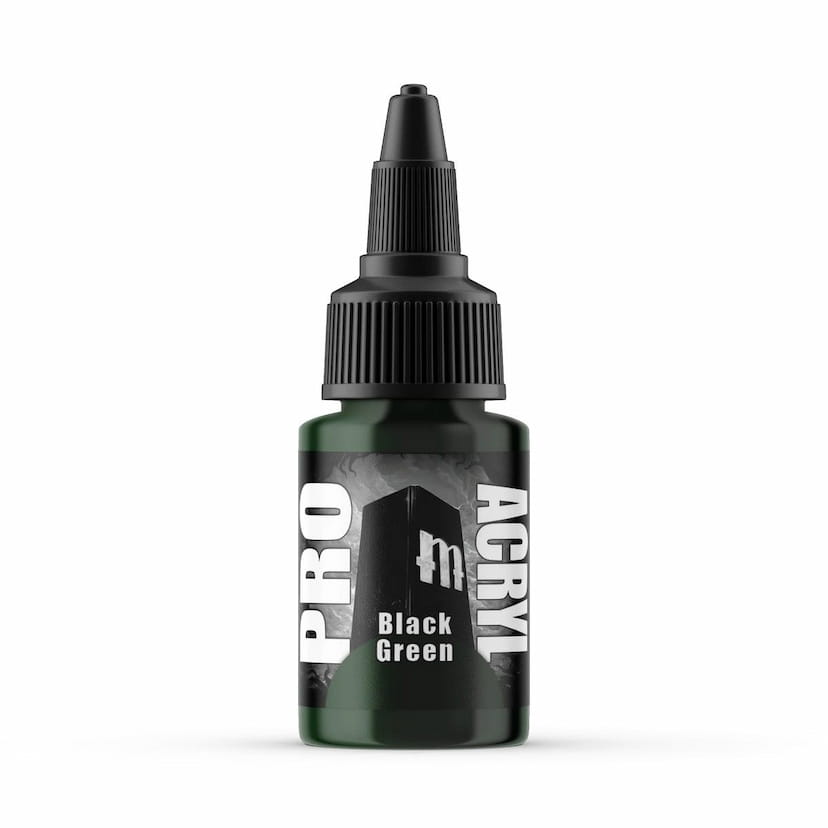 Pro Acryl - Black Green