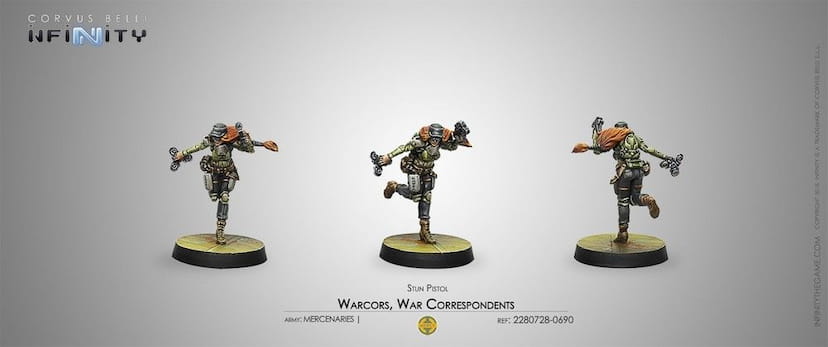 Warcors, War Correspondents (Stun Pistol)  (Order on Demand)