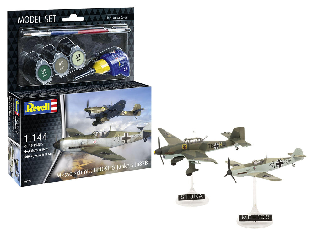 1/144 Model Set Messerschmitt Bf109E & PL