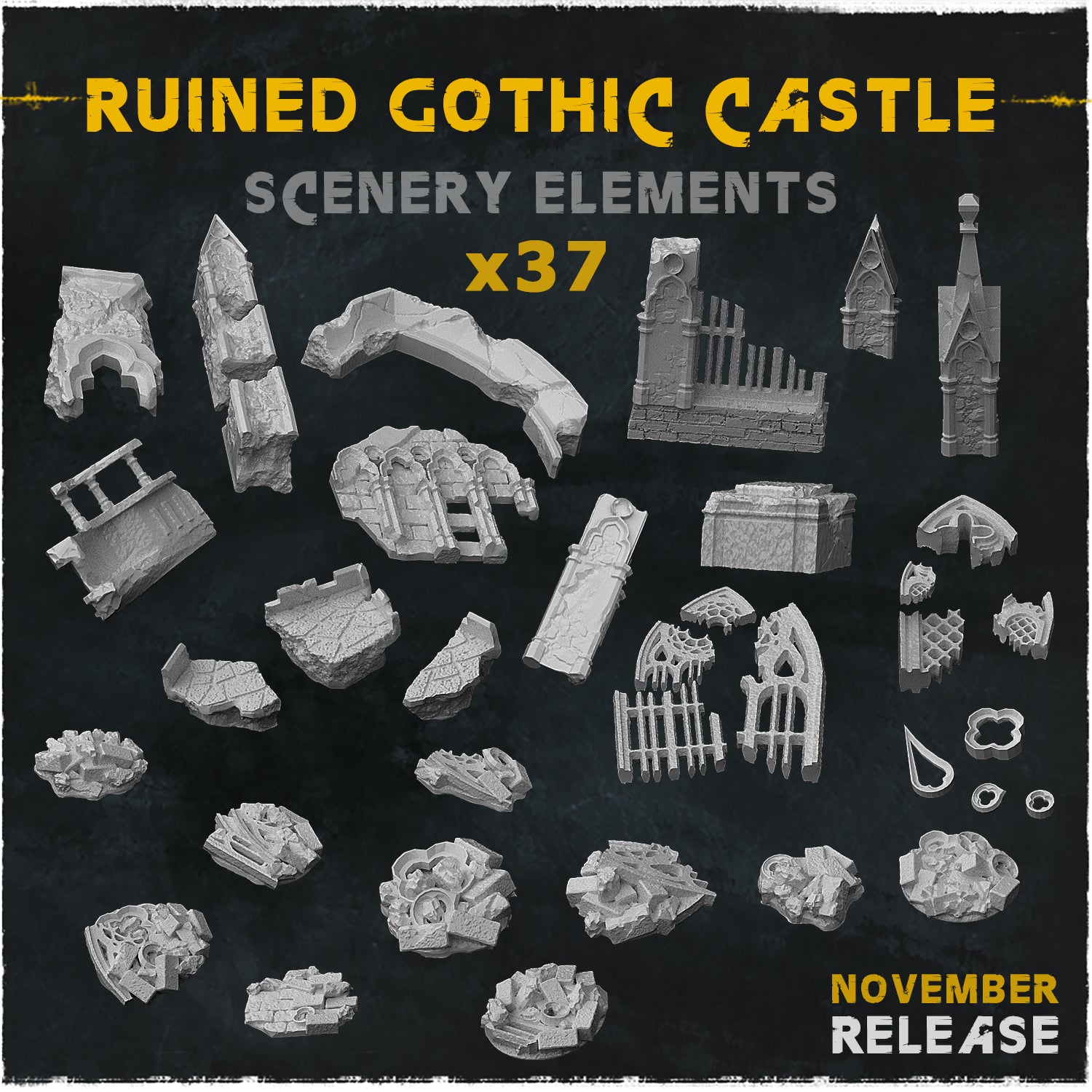 Ruined Gothic Castle