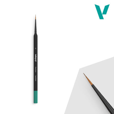 AV Precision - Round Synthetic Brush, Triangular No. 0