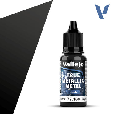 True Metallic Metal Shade Obsidian Black 18ml