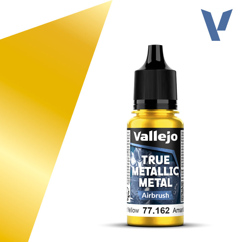 True Metallic Metal Airbrush Radiant Yellow 18ml