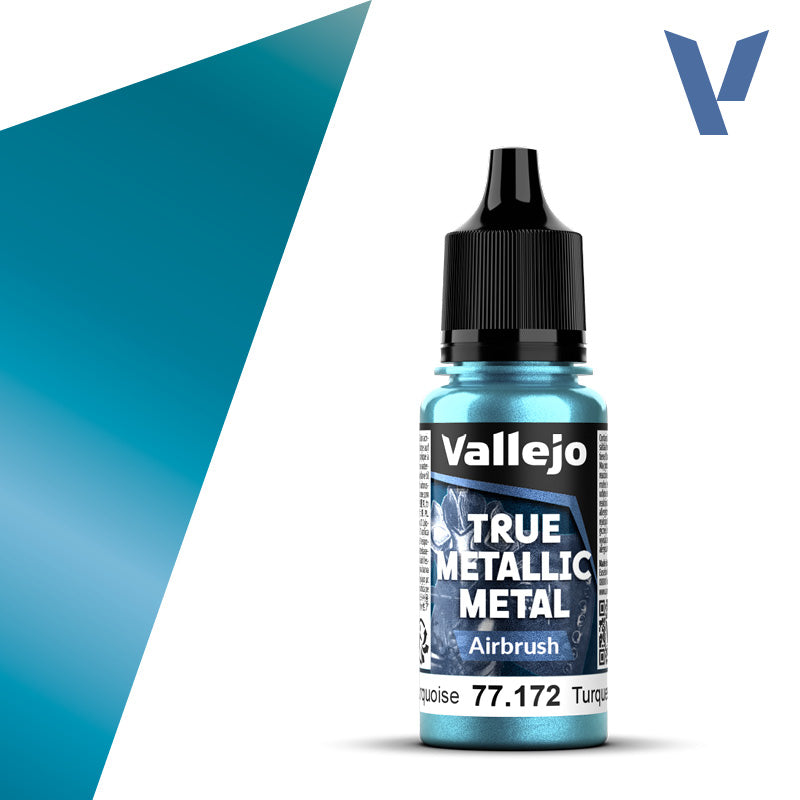 True Metallic Metal Airbrush Hydra Turquoise 18ml
