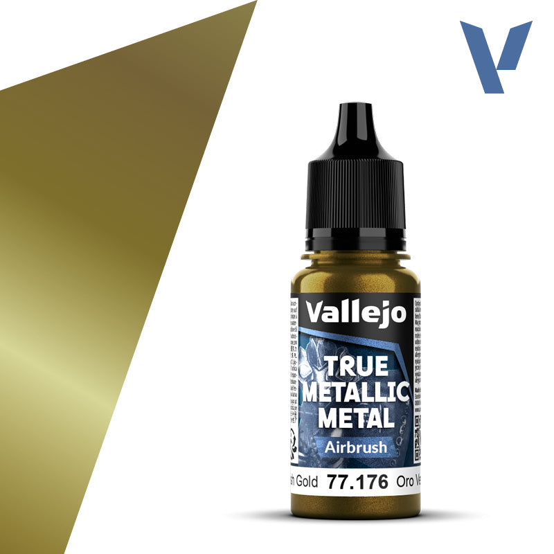 True Metallic Metal Airbrush Greenish Gold 18ml