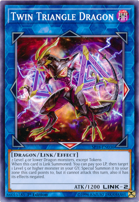 Twin Triangle Dragon [SP18-EN036] Common