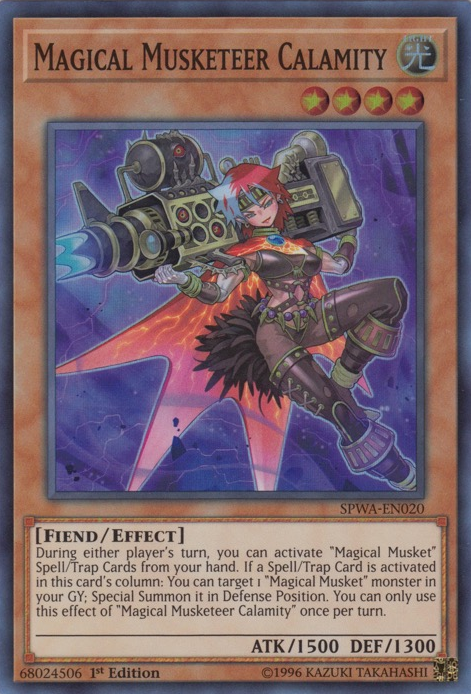 Magical Musketeer Calamity [SPWA-EN020] Super Rare