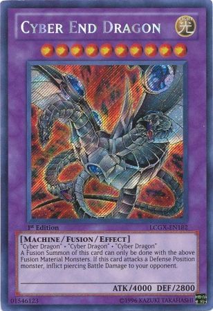 Cyber End Dragon (Alternate Art) [LCGX-EN182] Secret Rare