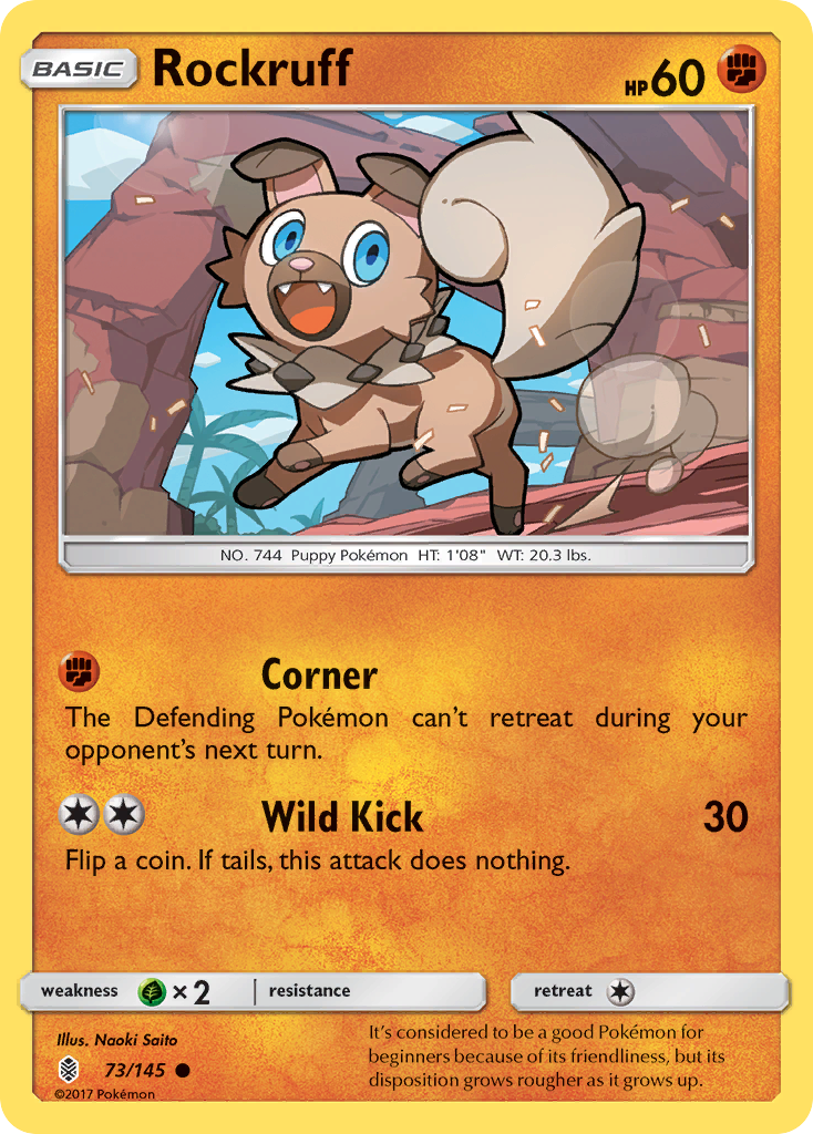 Rockruff (73/145) [Sun & Moon: Guardians Rising]