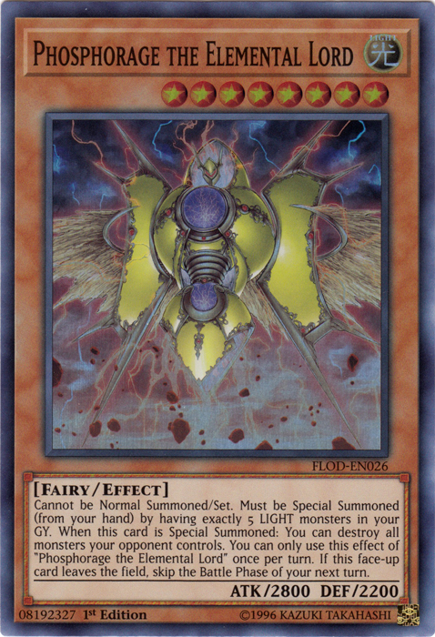 Phosphorage the Elemental Lord [FLOD-EN026] Super Rare