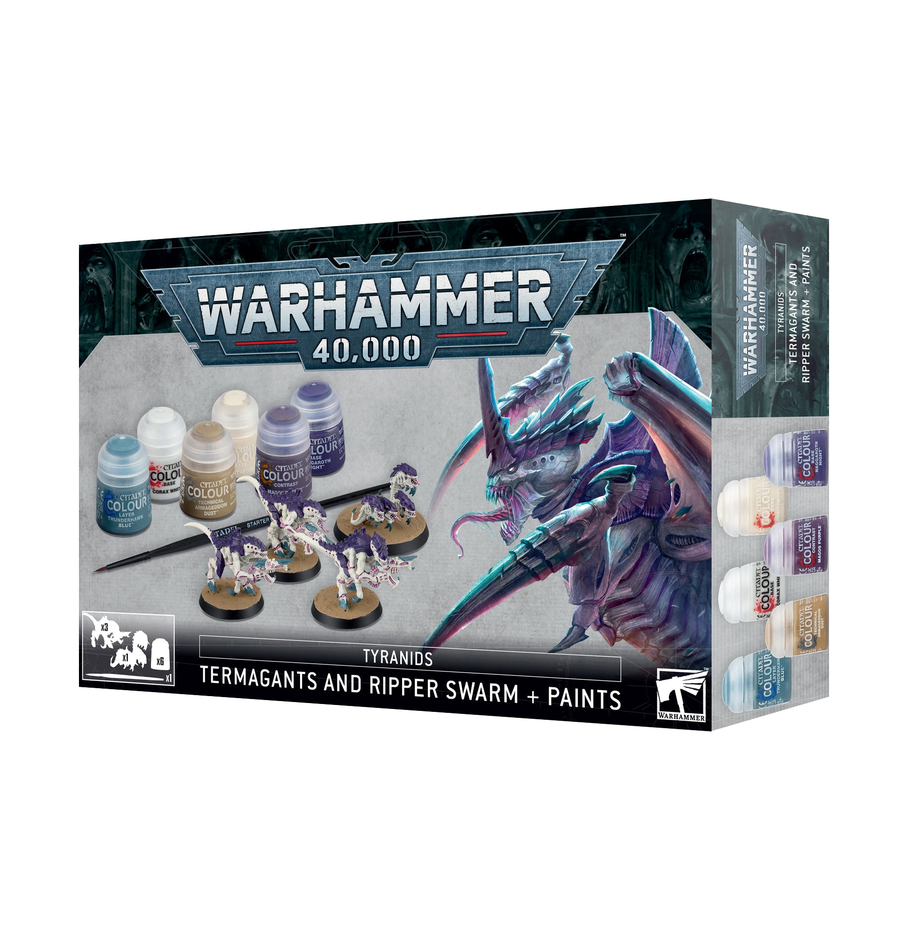 WARHAMMER 40K: TYRANID TERMAGANTS PAINT SET