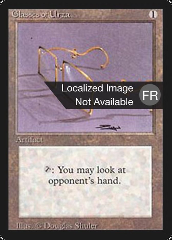 Glasses of Urza [Foreign Black Border]