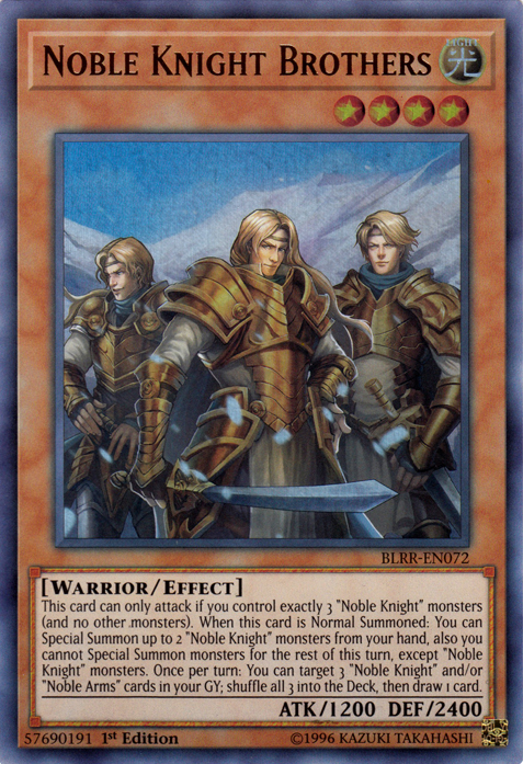 Noble Knight Brothers [BLRR-EN072] Ultra Rare