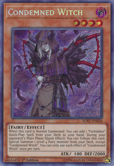 Condemned Witch [SOFU-EN028] Secret Rare