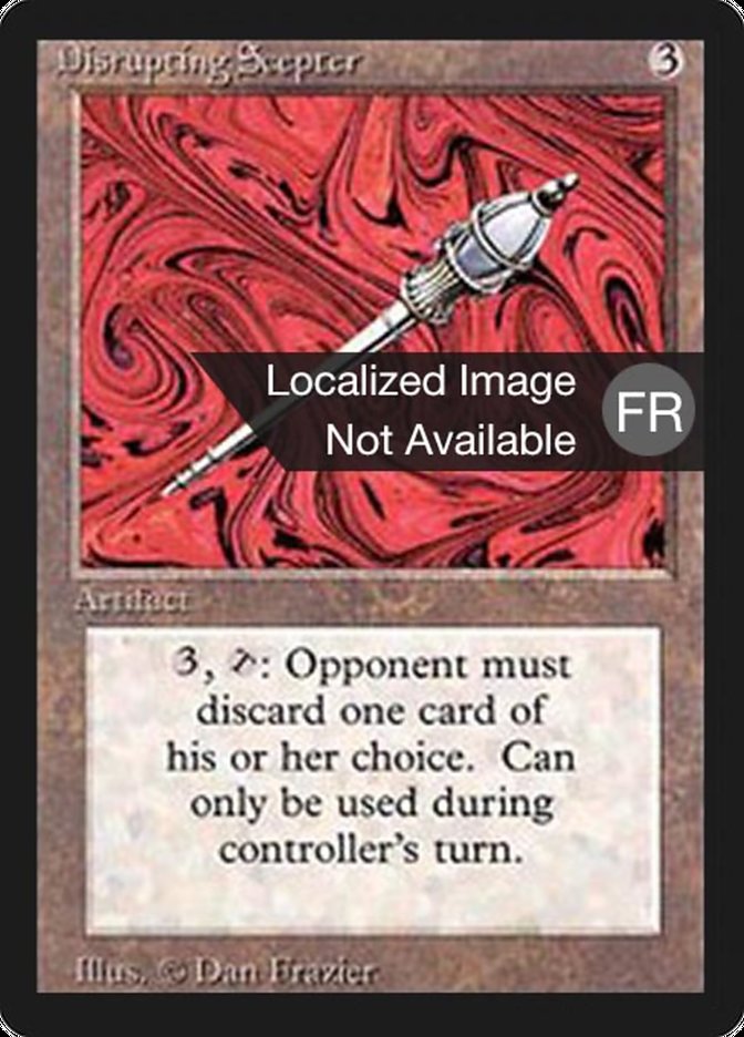 Disrupting Scepter [Foreign Black Border]