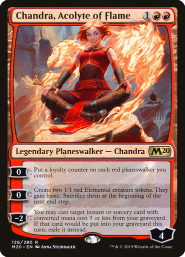 Chandra, Hope's Beacon - Foil - Borderless - Magic Singles » March