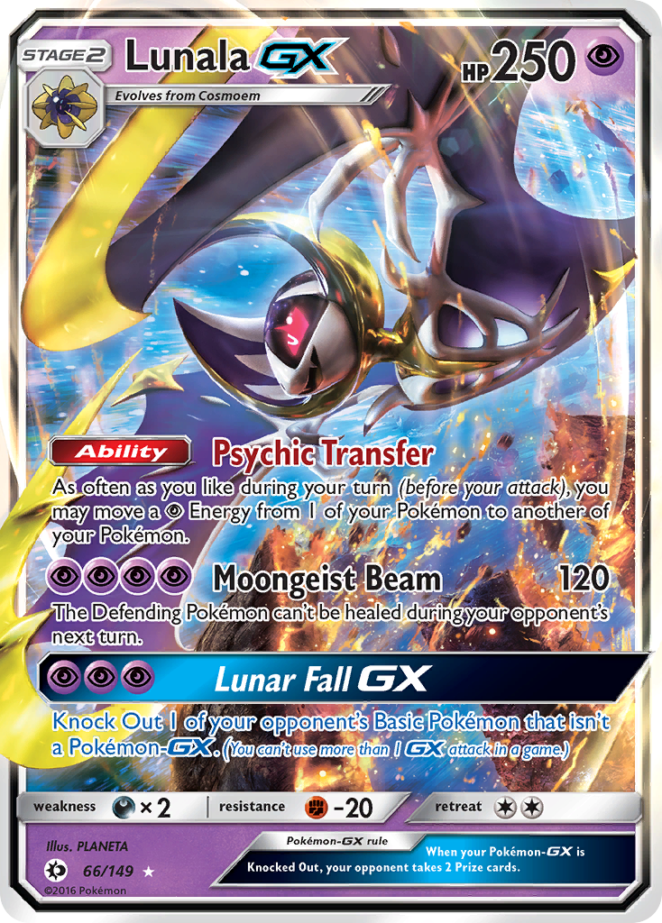 Lunala GX (66/149) [Sun & Moon: Base Set]