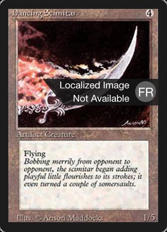 Dancing Scimitar [Foreign Black Border]