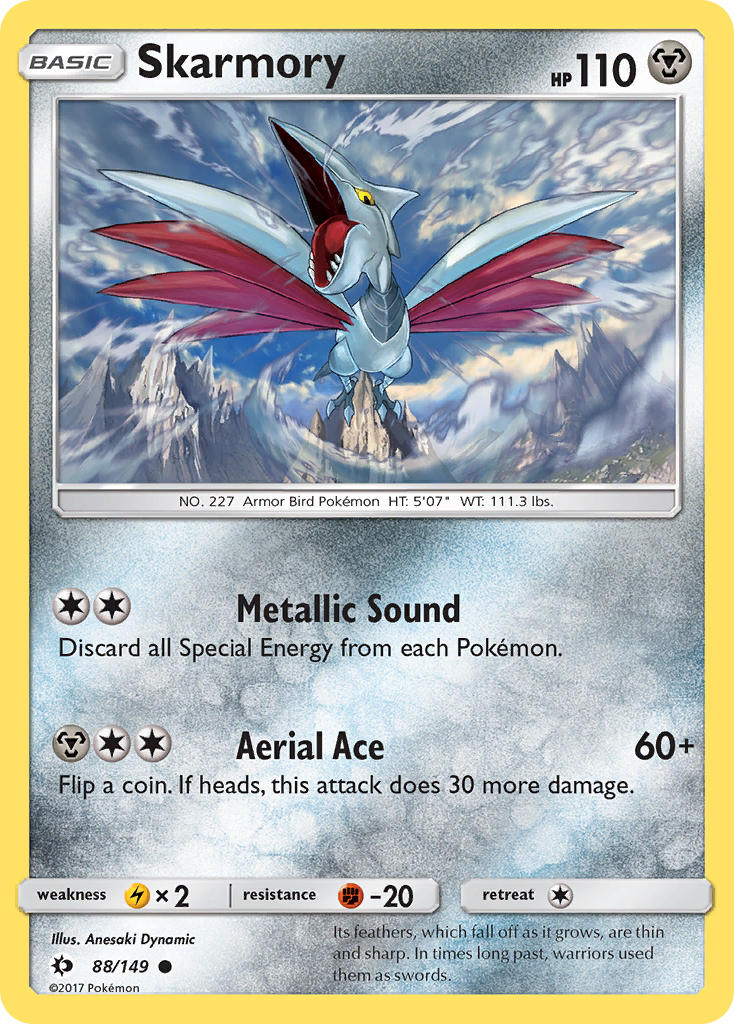 Skarmory (88/149) [Sun & Moon: Base Set]