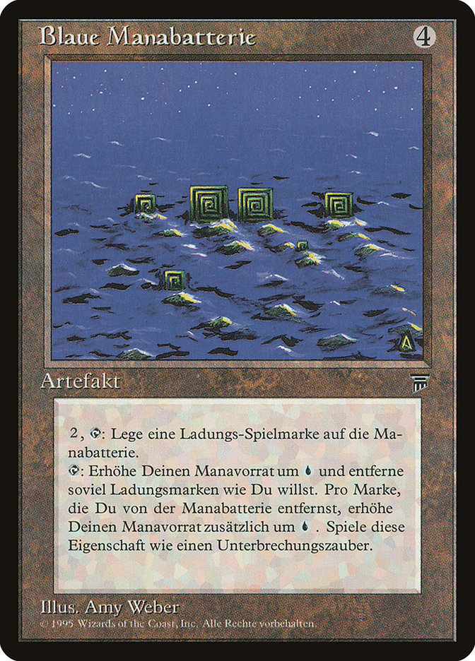 Blue Mana Battery (German) - 