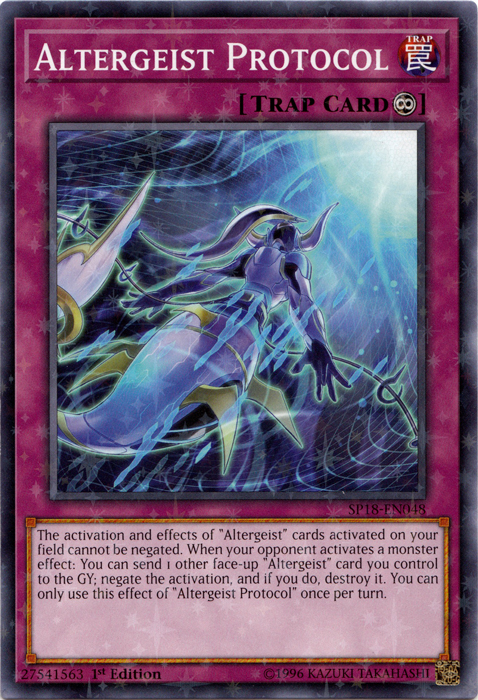 Altergeist Protocol [SP18-EN048] Starfoil Rare