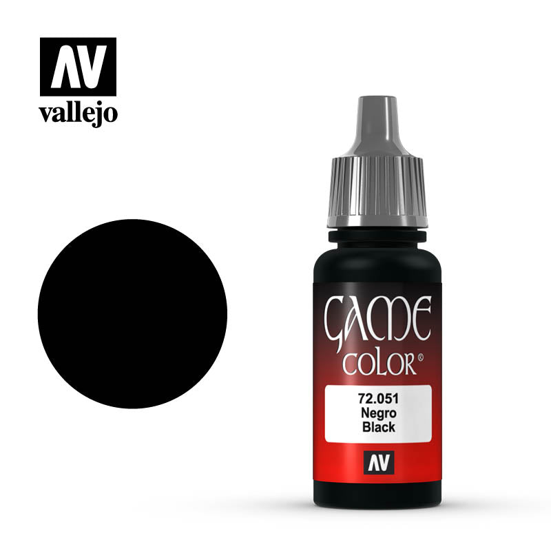 GAME COLOR 72.051 BLACK 17ML