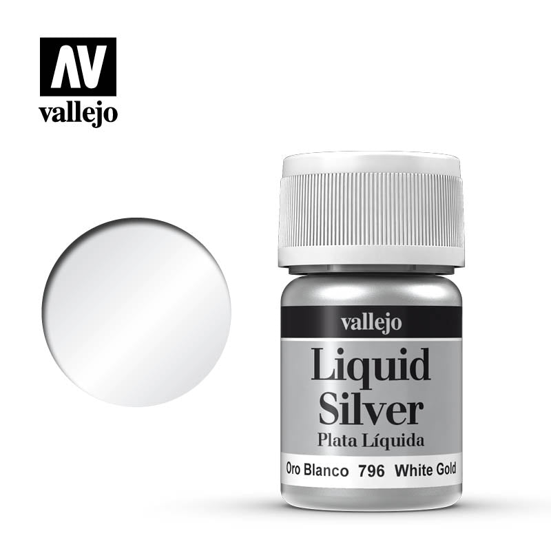 MODEL COLOR LIQUID GOLD 70.796 WHITE GOLD 35ML (ALCOHOL BASED)